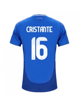 Italija Bryan Cristante #16 Domaci Dres EP 2024 Kratak Rukavima